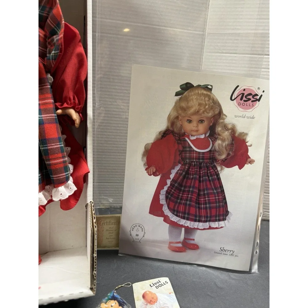 SIGNED BY MAKER ANNELIESE BATZ LISSI DOLL  SHERRY IN BOX COA   1992 READ/PHOTOS